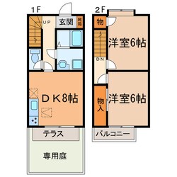 ルピナス穴橋の物件間取画像